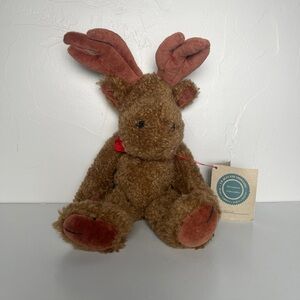 Boyds Bears MAURICE Plush Jointed Moose with Original Tag, 12"